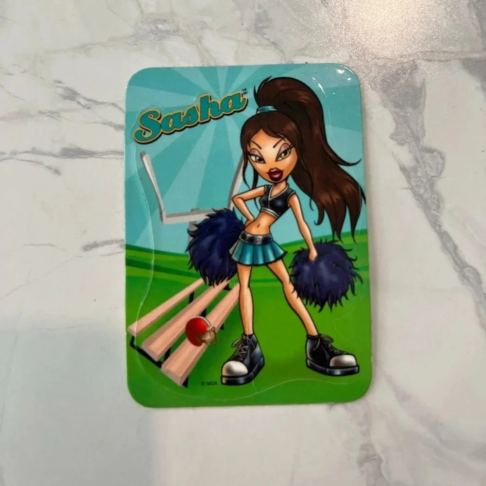 Bratz Sportz  Rockin Cheerleading Sasha Sticker Vintage